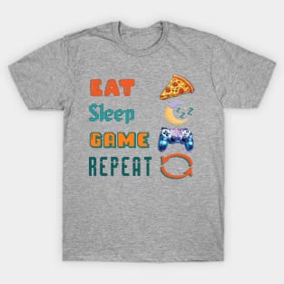 Eat, Sleep, Game, Repeat T-Shirt